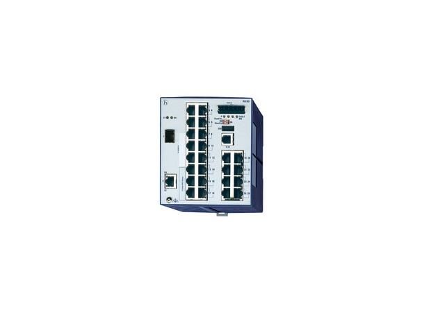 OpenRail RS30 24xTX 2xGIGA (SFP+RJ45) 0-60°C 9,6-60VDC Enhanced